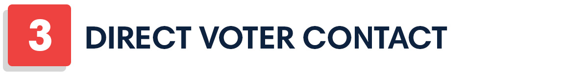 3) Direct Voter Contact