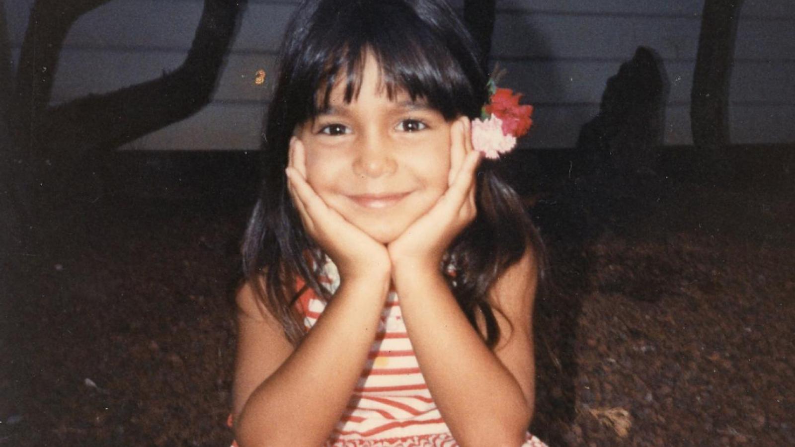 A young Tulsi Gabbard