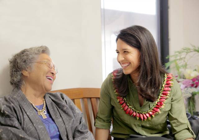 Sharing a moment with Dr. Ruth Matsuura, 2012.