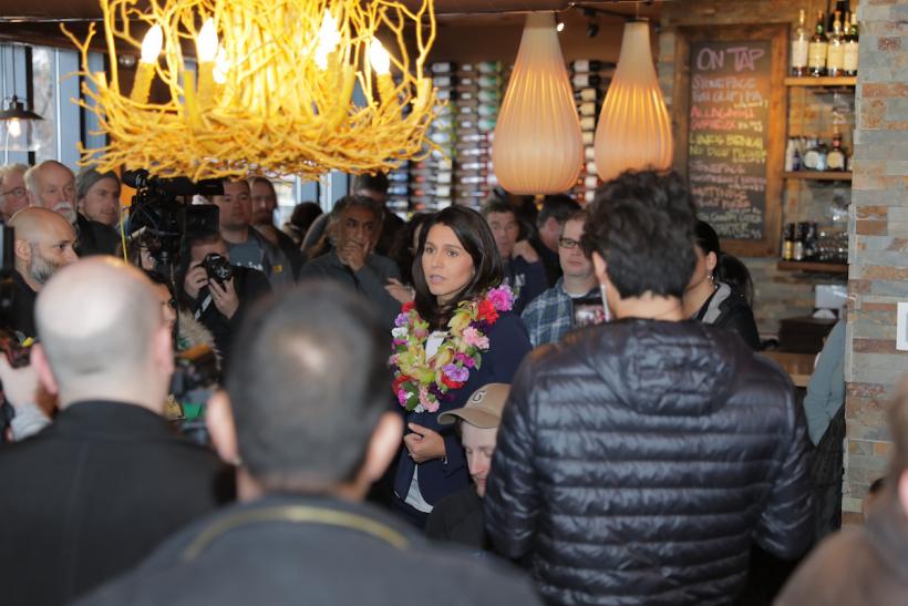Tulsi Gabbard in New Hampshire, February 2019